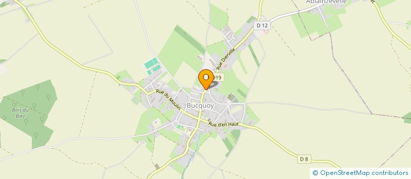 localisation de l'entreprise MADAME AMANDINE LOUCHART  BUCQUOY