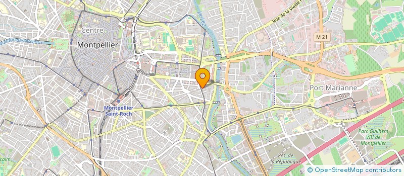 localisation de l'entreprise MADAME AMANDINE LUBIN à MONTPELLIER