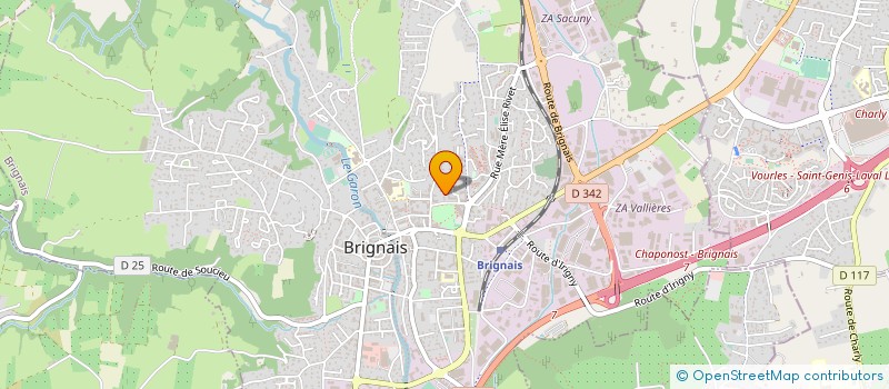localisation de l'entreprise MADAME AMANDINE LUQUET à BRIGNAIS
