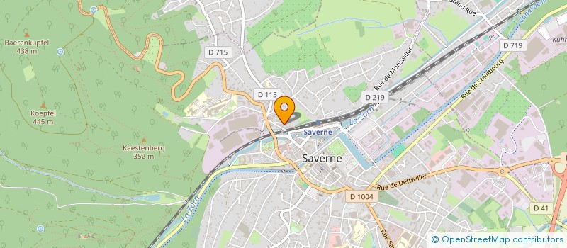 localisation de l'entreprise MADAME AMANDINE MADELPECH  SAVERNE