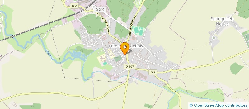 localisation de l'entreprise MADAME AMANDINE MAES à FERE-EN-TARDENOIS