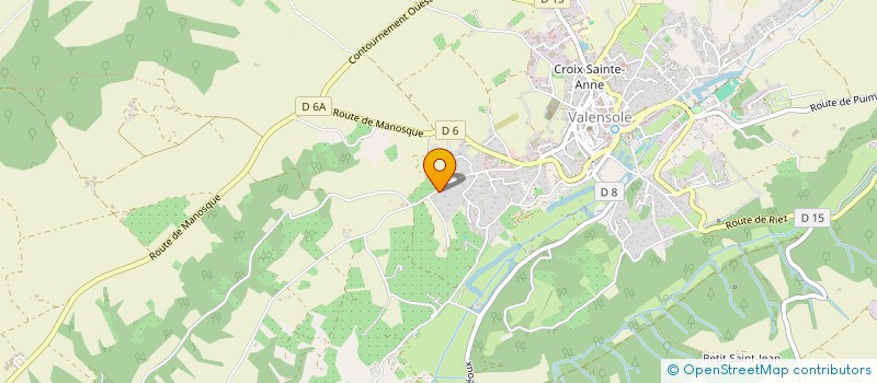 localisation de l'entreprise MADAME AMANDINE MAGNAN  VALENSOLE