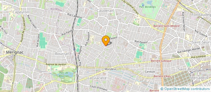 localisation de l'entreprise MADAME AMANDINE MAGUER  BORDEAUX