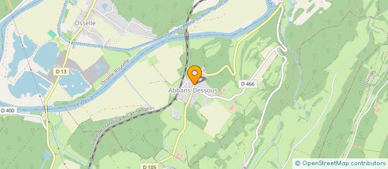 localisation de l'entreprise MADAME AMANDINE MAILLARBAUX à ABBANS-DESSOUS