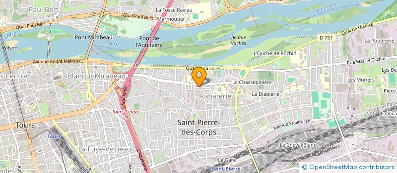 localisation de l'entreprise MADAME AMANDINE MANCEL  SAINT-PIERRE-DES-CORPS