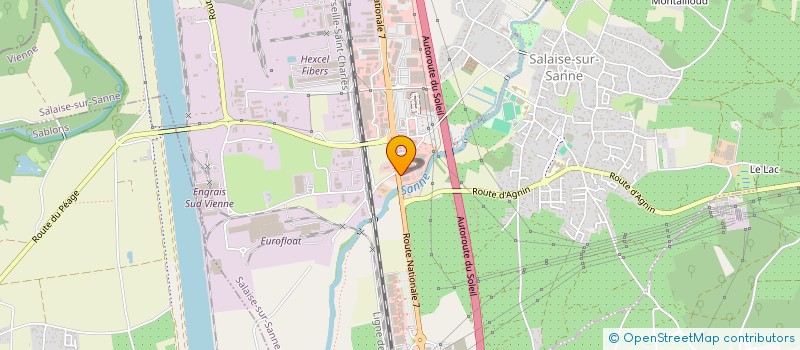 localisation de l'entreprise MADAME AMANDINE MANGONI  CHATEAUNEUF-DE-GALAURE