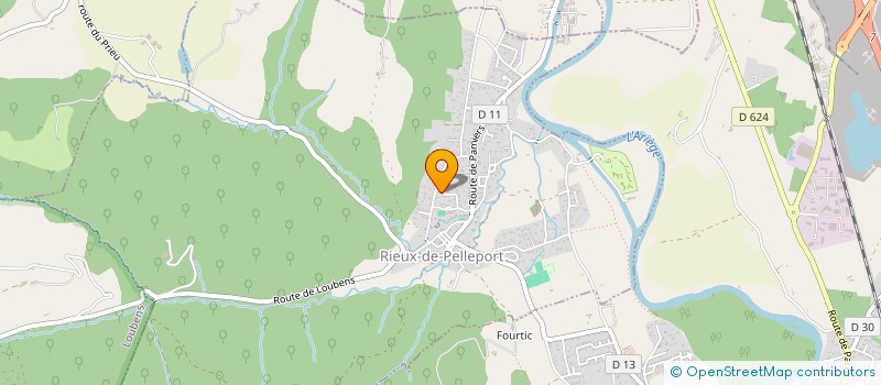 localisation de l'entreprise MADAME AMANDINE MARCOUX  CRAMPAGNA