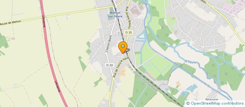 localisation de l'entreprise MADAME AMANDINE MAREY à MEHUN-SUR-YEVRE