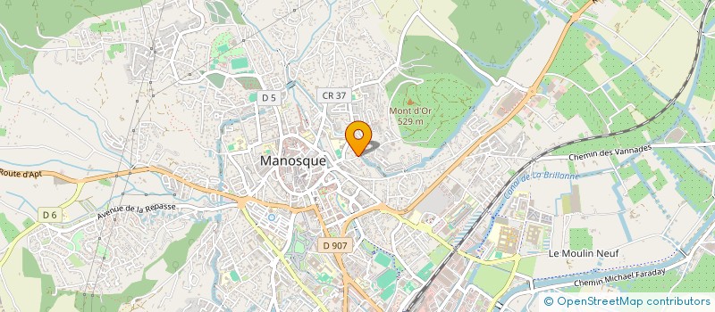 localisation de l'entreprise MADAME AMANDINE MARIT à MANOSQUE