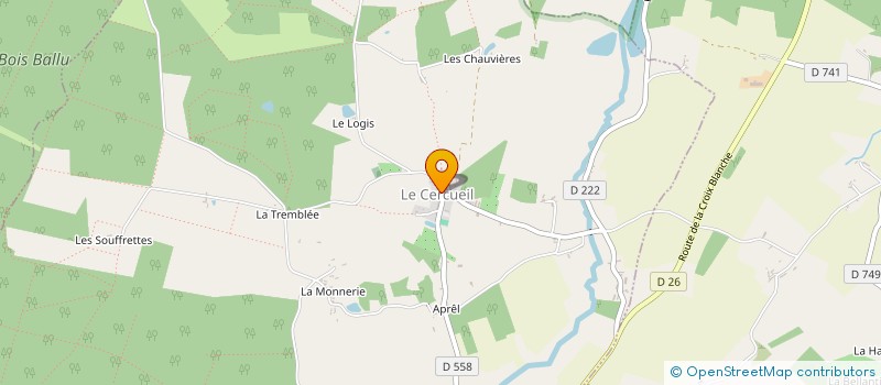localisation de l'entreprise MADAME AMANDINE MARQUES à LA FERRIERE-BECHET