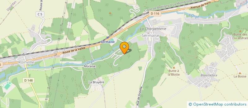 localisation de l'entreprise MADAME AMANDINE MARTIN  SERMAISE