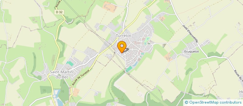 localisation de l'entreprise MADAME AMANDINE MARTIN  TURRETOT