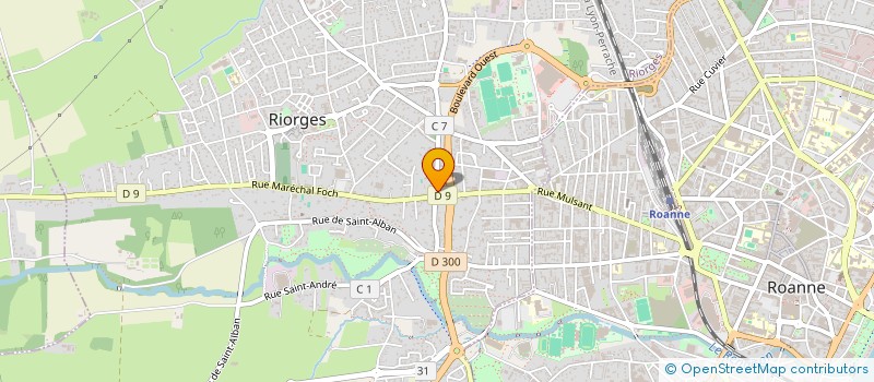 localisation de l'entreprise MADAME AMANDINE MARTIN à RIORGES
