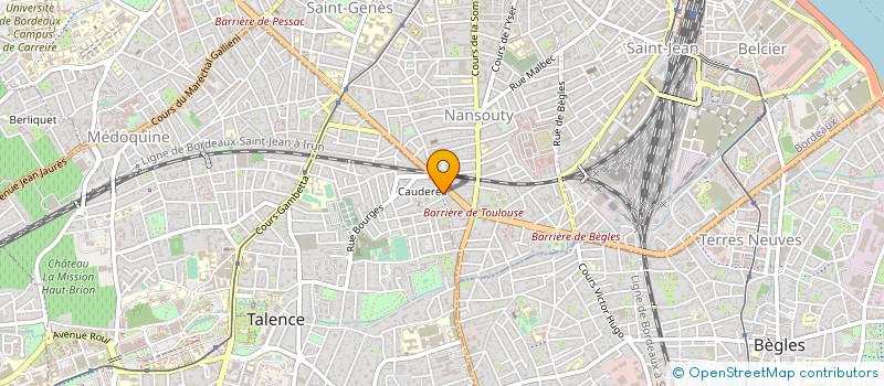 localisation de l'entreprise MADAME AMANDINE MARTY  BORDEAUX