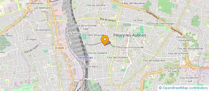 localisation de l'entreprise MADAME AMANDINE MATHOU à FLEURY-LES-AUBRAIS