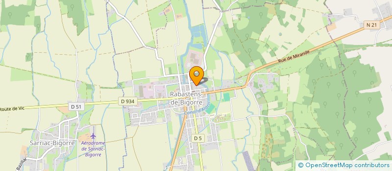 localisation de l'entreprise MADAME AMANDINE MAYSTRE  RABASTENS-DE-BIGORRE