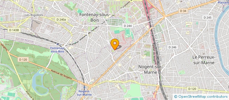 localisation de l'entreprise MADAME AMANDINE MEDZI NGANDONO à FONTENAY-SOUS-BOIS