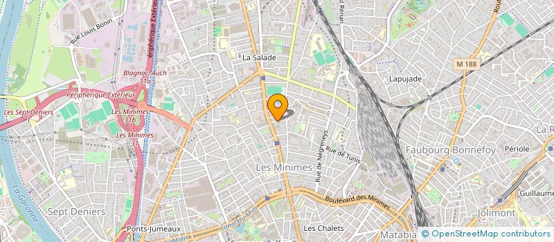 localisation de l'entreprise MADAME AMANDINE MEILLAND à TOULOUSE