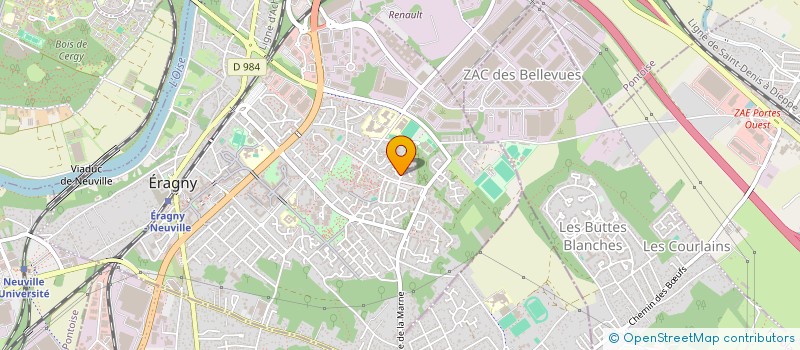 localisation de l'entreprise MADAME AMANDINE MENDES MOREIRA  VILLE-LA-GRAND