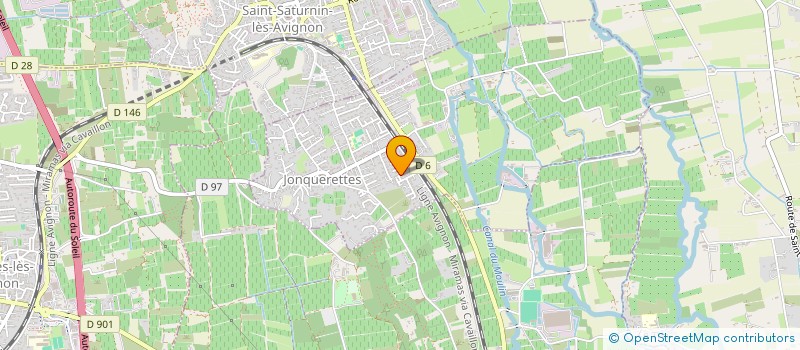 localisation de l'entreprise MADAME AMANDINE MERCIER  JONQUERETTES