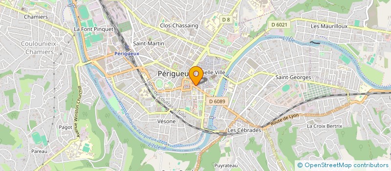 localisation de l'entreprise MADAME AMANDINE MERLAND  PERIGUEUX