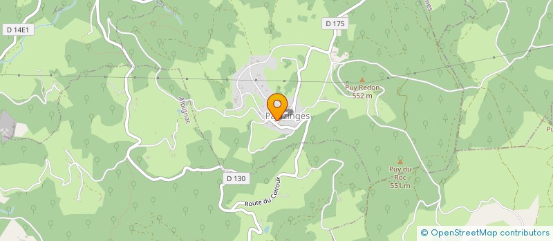 localisation de l'entreprise MADAME AMANDINE MESTUROUX  PALAZINGES