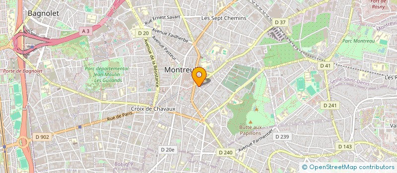 localisation de l'entreprise MADAME AMANDINE MEYER à MONTREUIL