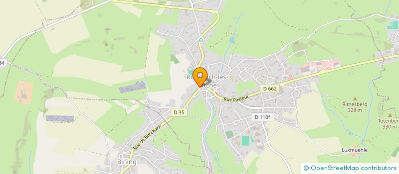 localisation de l'entreprise MADAME AMANDINE MEYER  PETIT-REDERCHING