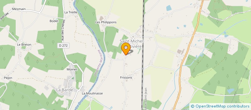 localisation de l'entreprise MADAME AMANDINE MICHAUD  LA ROCHE-CHALAIS