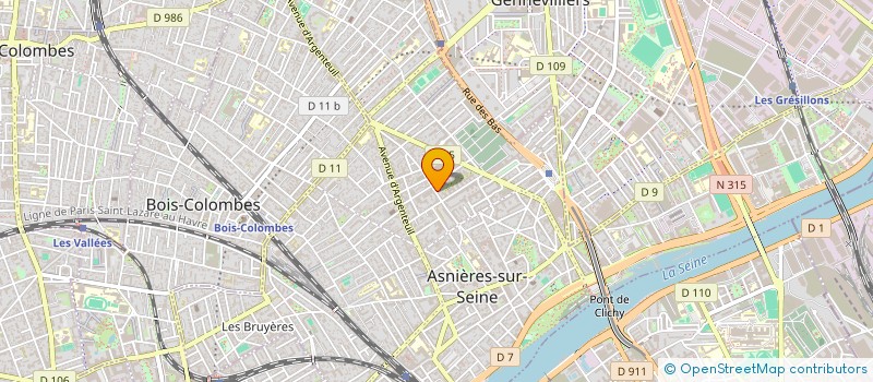 localisation de l'entreprise MADAME AMANDINE MICHEL à ASNIERES-SUR-SEINE