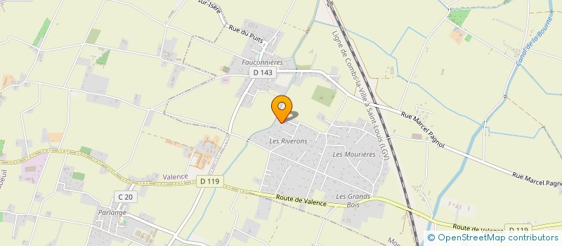 localisation de l'entreprise MADAME AMANDINE MICHELET  MONTELIER