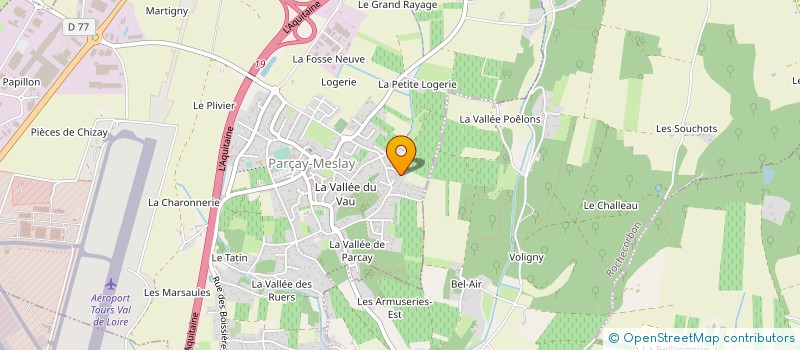 localisation de l'entreprise MADAME AMANDINE MICOUD  PARCAY-MESLAY