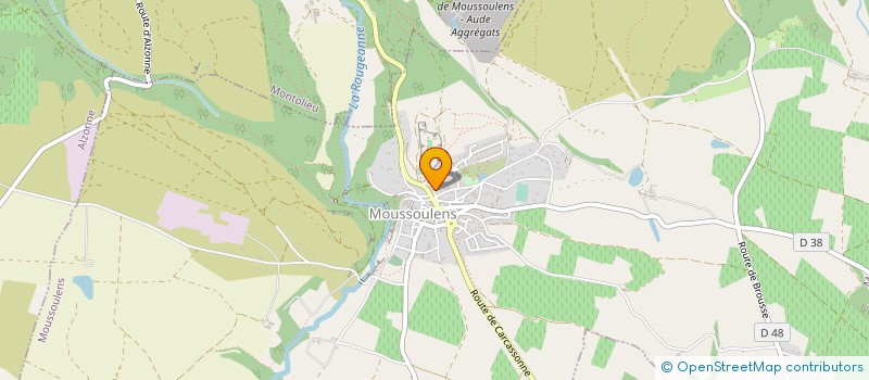 localisation de l'entreprise MADAME AMANDINE MICOULEAU  MOUSSOULENS