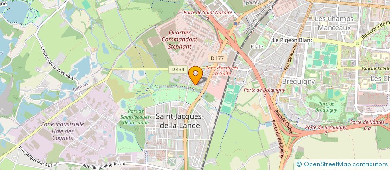 localisation de l'entreprise MADAME AMANDINE MIERSMAN  SAINT-JACQUES-DE-LA-LANDE