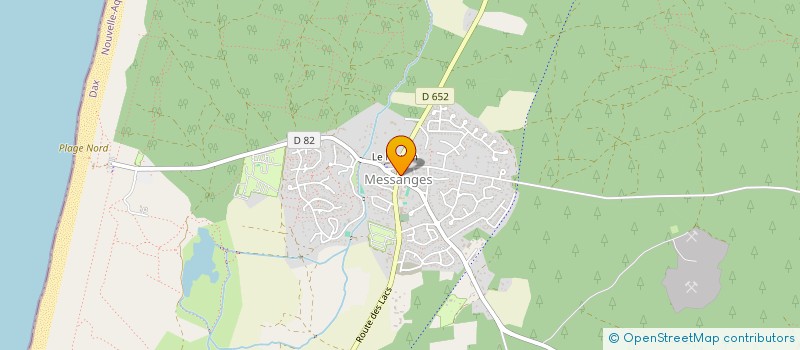 localisation de l'entreprise MADAME AMANDINE MIEULET  MESSANGES