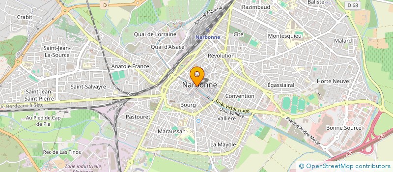 localisation de l'entreprise MADAME AMANDINE MILLET à NARBONNE