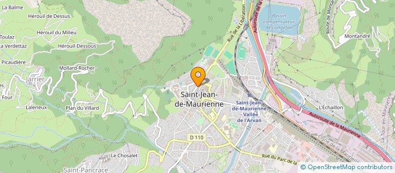 localisation de l'entreprise MADAME AMANDINE MILLIEX à SAINT-JEAN-DE-MAURIENNE