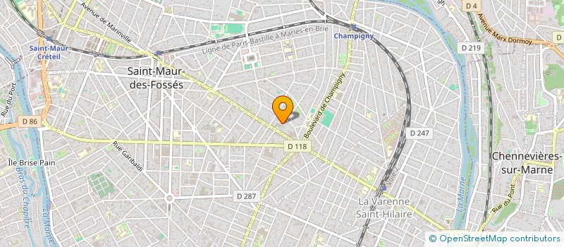 localisation de l'entreprise MADAME AMANDINE MINEO à SAINT-MAUR-DES-FOSSES