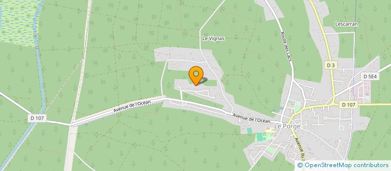 localisation de l'entreprise MADAME AMANDINE MINGER  LACANAU