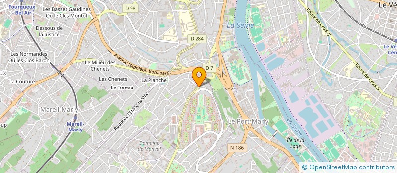 localisation de l'entreprise MADAME AMANDINE MIOTTO  LE PECQ