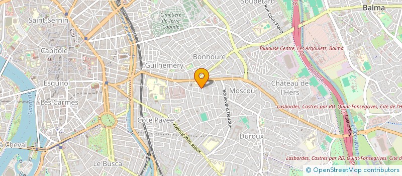 localisation de l'entreprise MADAME AMANDINE MLE SABATTIER à TOULOUSE