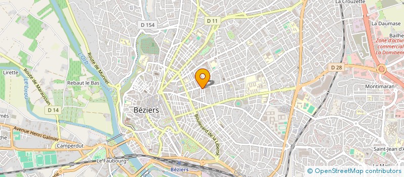 localisation de l'entreprise MADAME AMANDINE MOCCI  BEZIERS