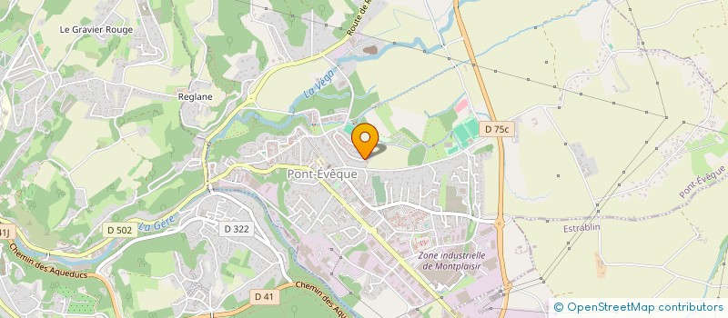 localisation de l'entreprise MADAME AMANDINE MOINE  PONT-EVEQUE