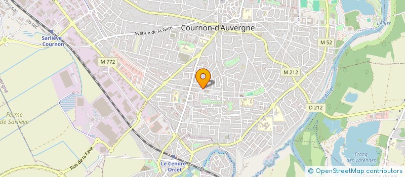 localisation de l'entreprise MADAME AMANDINE MOREA  COURNON-D'AUVERGNE