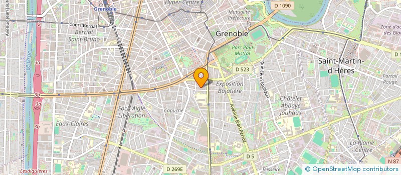 localisation de l'entreprise MADAME AMANDINE MORO à GRENOBLE