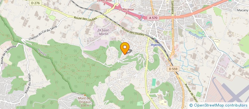 localisation de l'entreprise MADAME AMANDINE MOUELLIC à HYERES