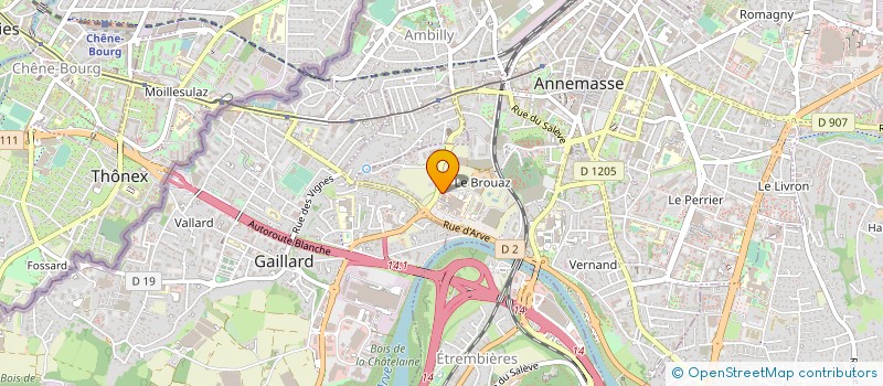 localisation de l'entreprise MADAME AMANDINE MOUTTE à ANNEMASSE