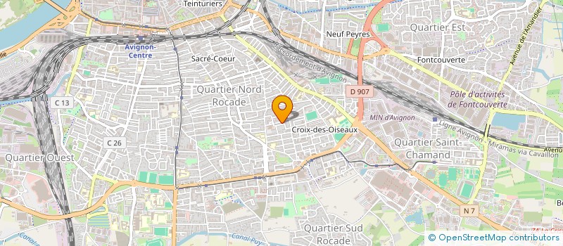 localisation de l'entreprise MADAME AMANDINE MUHL  AVIGNON