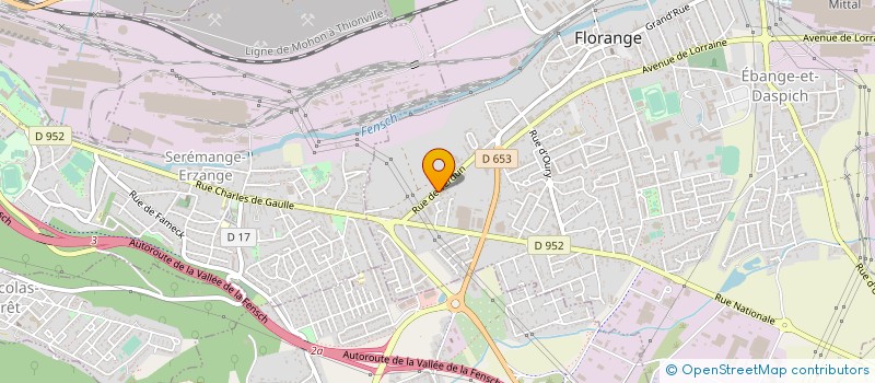 localisation de l'entreprise MADAME AMANDINE MULLER  FLORANGE