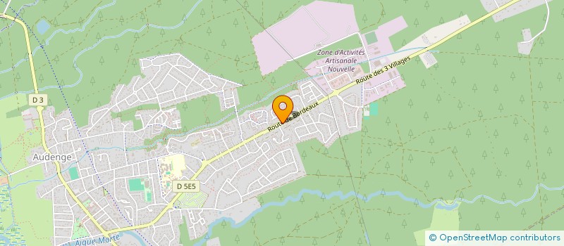 localisation de l'entreprise MADAME AMANDINE NADREAU  AUDENGE